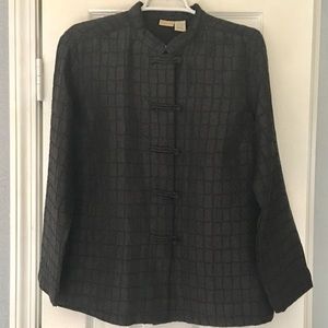 Black dressy light jacket L.  B1